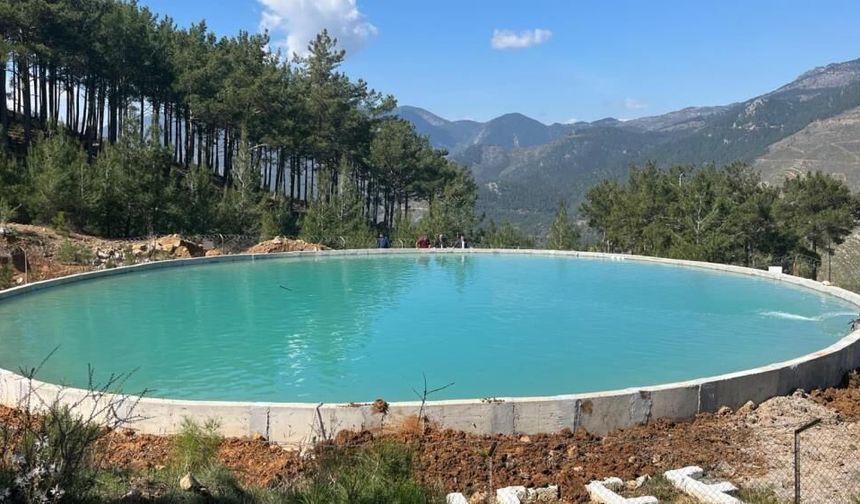 Mersin Ormanları Yangına Hazır: Su Çukurları Yüzde 100 Doldu!