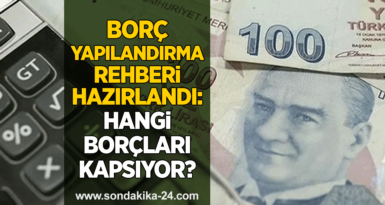 Borç yapılandırma rehberi hazırlandı: Hangi borçları kapsıyor?