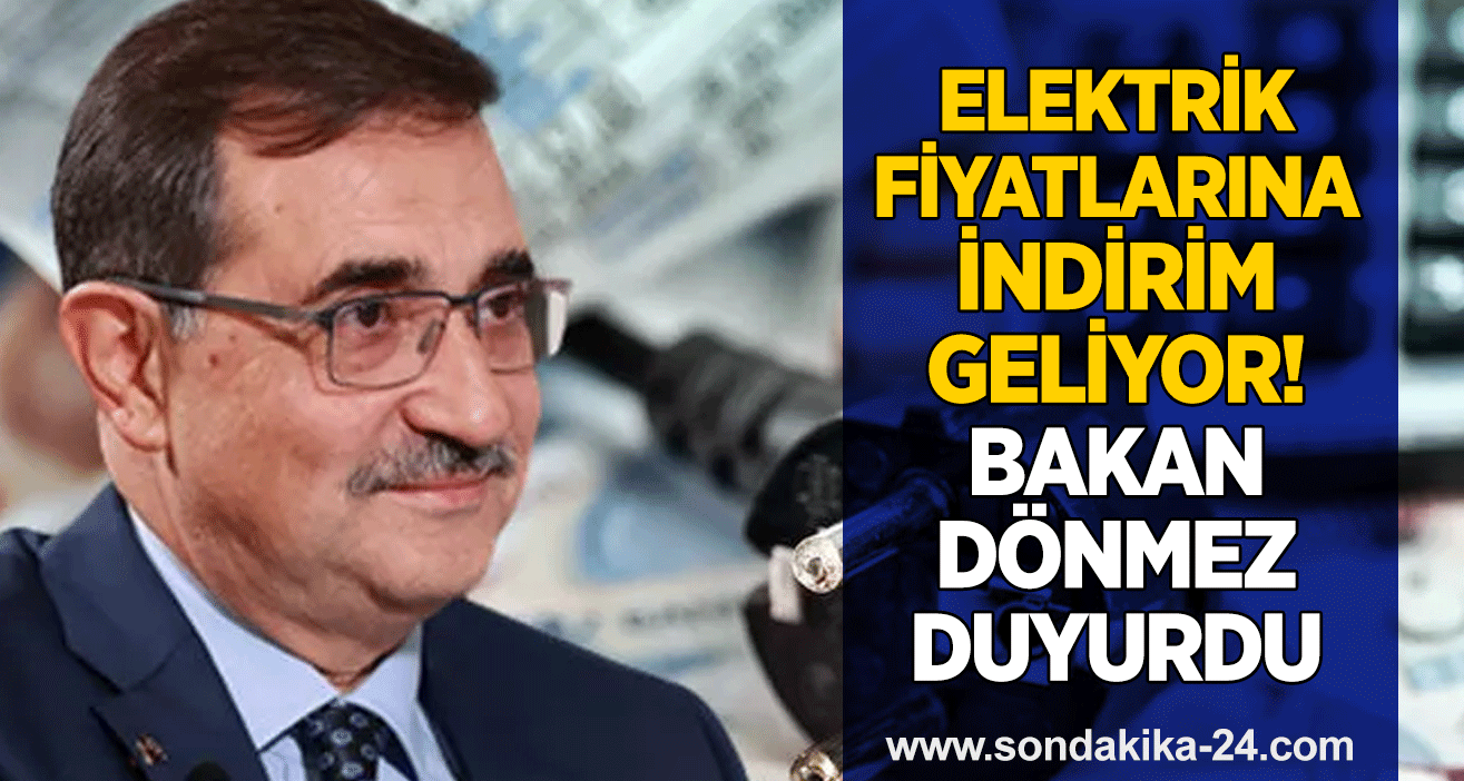 Elektrik  fiyatlarına indirim geliyor! Bakan Dönmez duyurdu