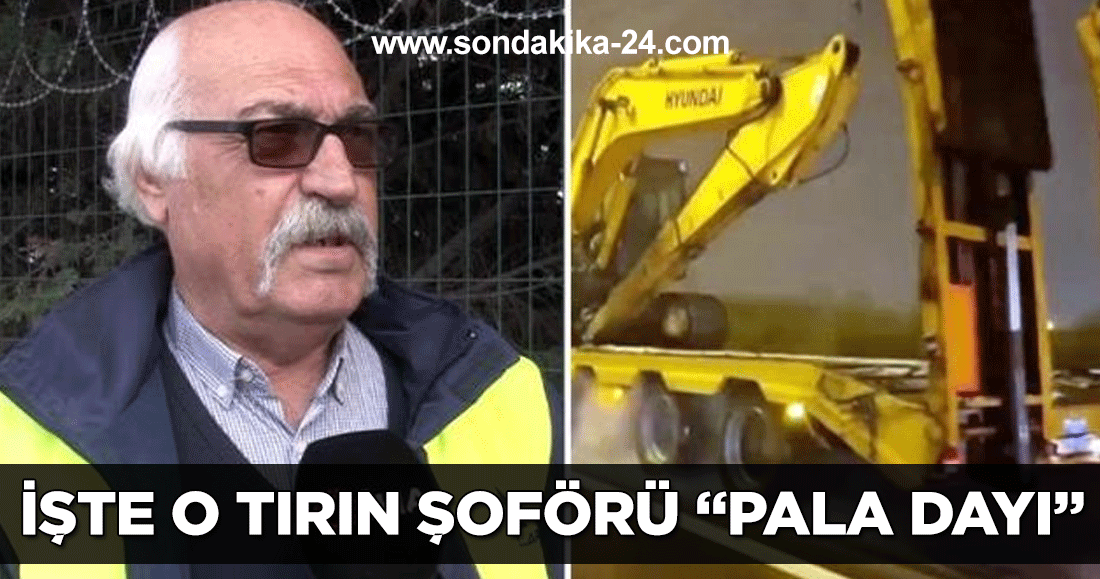 Deprem bölgesine iş makinesini yetiştirmek için hızla giden tırın şoförü konuştu: