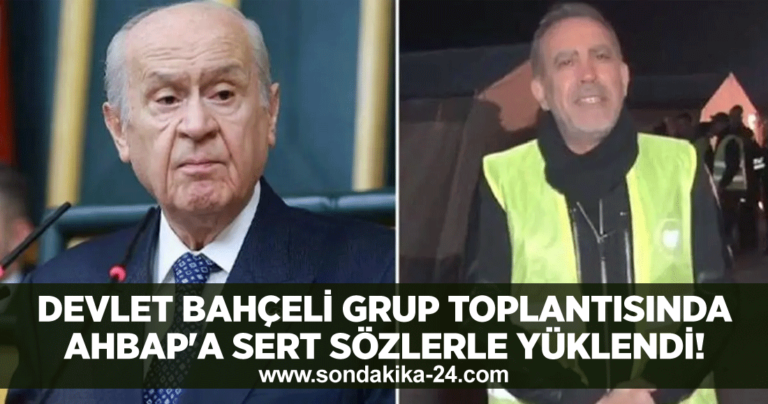 Devlet Bahçeli grup toplantısında Ahbap'a sert sözlerle yüklendi! Haluk Levent'ten yanıt gecikmedi