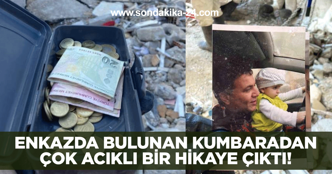 Enkazda bulunan kumbaradan çok acıklı bir hikaye çıktı!