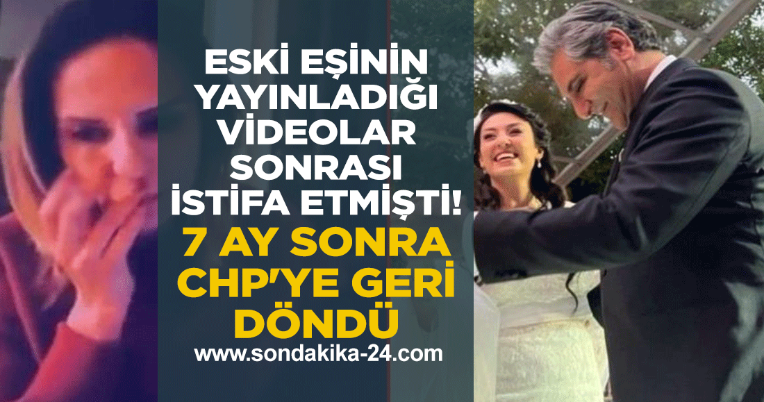 Eski eşinin yayınladığı videolar sonrası istifa etmişti! Aykut Erdoğdu 7 ay sonra CHP'ye geri döndü