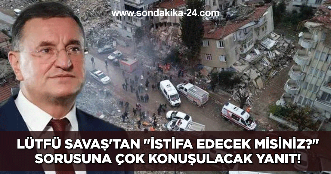 Hatay Büyükşehir Belediye Başkanı Savaş'tan "İstifa edecek misiniz?" sorusuna çok konuşulacak yanıt: