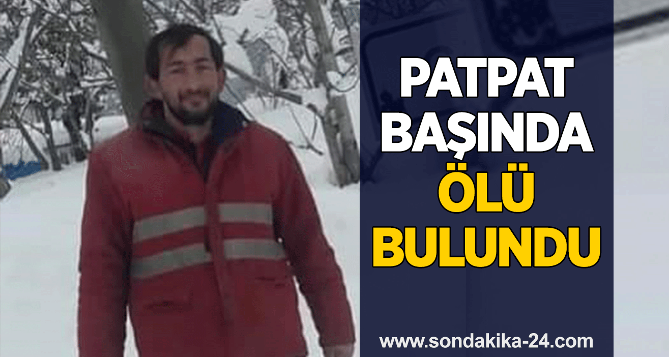 Patpat başında ölü bulundu