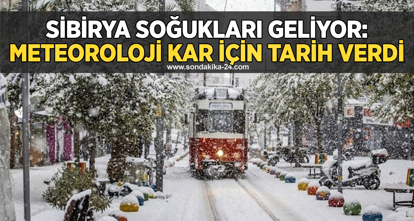Sibirya soğukları geliyor: Meteoroloji kar için tarih verdi
