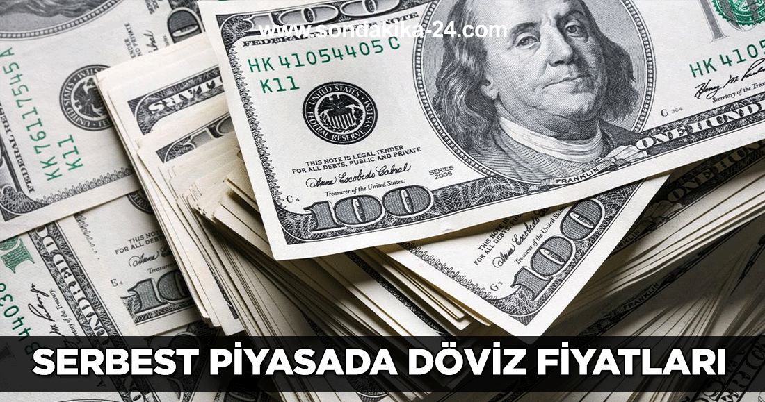 Serbest piyasada döviz fiyatları