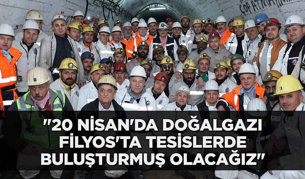 "20 Nisan'da doğalgazı Filyos'ta tesislerde buluşturmuş olacağız"